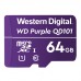 Cartão de Memória Micro SD 64GB Classe 10 32TBW Western Digital